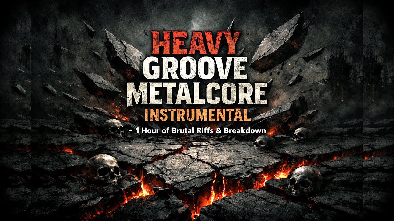 HEAVY GROOVE METALCORE INSTRUMENTAL –1 HOUR OF BRUTAL RIFFS & BREAKDOWN | HALIMOON MUSIC