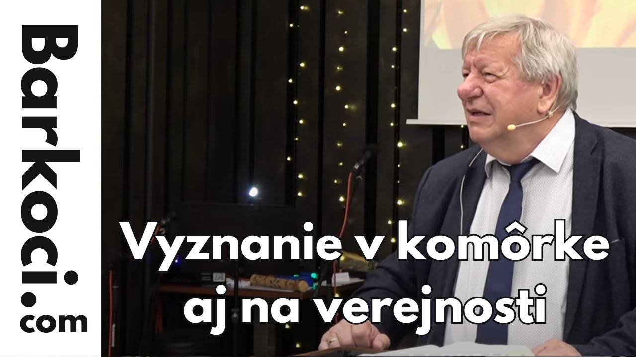 2049. Vyznanie v komôrke aj na verejnosti - Alexander Barkóci,  17.05.2025,Frenštát pod Radhoštěm,SK