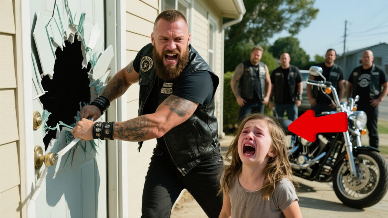 “He Hurt My Grandma!” the Girl Screamed — Then the Bikers Tore the Door Off Its Hinges