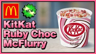 McDonald's KitKat Ruby Chocolate McFlurry Review