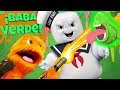 Desafío de Lodo Verde 😂 ¡Slimer ha vuelto! 😀 Ghostbusters Revisión de juguetes 2017 PARA NIÑOS