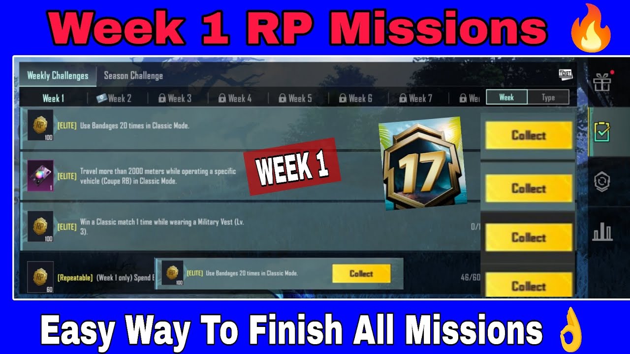 Bgmi Week 1 Missions😍 | How To Complete Bgmi Week 1 Mission