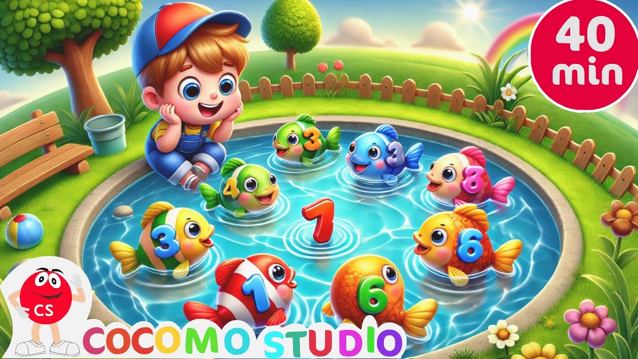 12345 Once I Caught a Fish Alive | Number Song | Nursery Rhymes