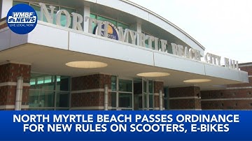 North Myrtle Beach passes ordinance for new rules on scooters, e-bikes