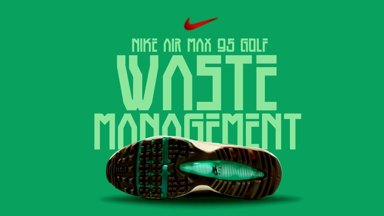 Кроссовки Nike Air Max 95 Golf «Waste Management Open 2026» — первый взгляд! Раскрыты невероятные...
