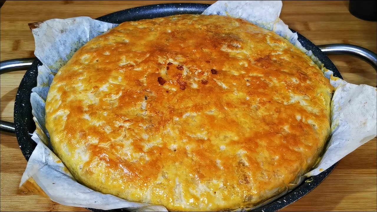 مسمنة كبيرة في الفرن بطريقة متخطرش على بال عفريت🤭مورقة أحسن من البسطيلة+حشوة إقتصادية بمذاق السمك