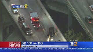 3rd Crash Chokes Up Traffic On 101 Freeway