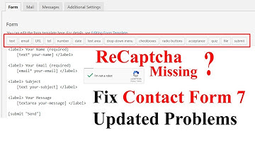 How to Fix Contact Form 7 ReCaptcha Checkbox | Update Problem