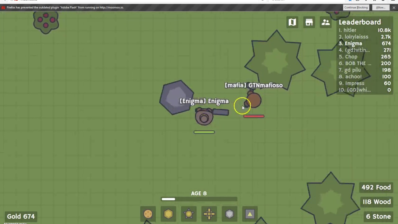 Playing as Enigma??-- Moo Moo.io