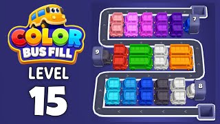 Color Bus Fill level 15 walkthrough solution 