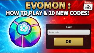 ROBLOX: Evomon S2 - HOW TO PLAY & 10 NEW CODES (August 21, 2026)