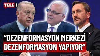 Merdan Yanardağ İletişim Başkanlığı'nın Erdoğan açıklamasını gülerek okudu