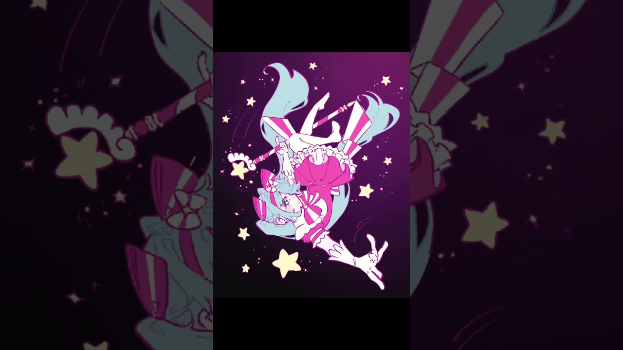 magical girl miku in my style speedpaint -- RETRY NOW!! 