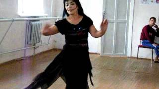 superb Tajik traditional dancer
