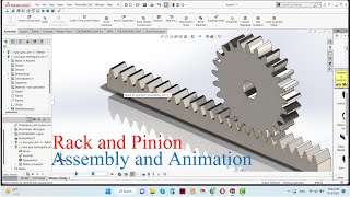 Rack and Pinion Design and Assembly | SolidWork Tutorial for Mechanical Engineering