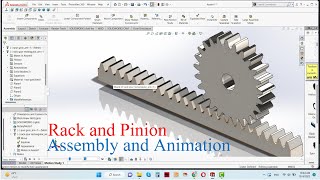 Rack and Pinion Design and Assembly | SolidWork Tutorial for Mechanical Engineering Profile