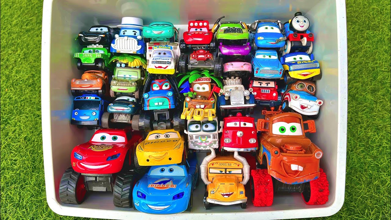 Disney Pixar Cars Unboxing Review | Lightning Mcqueen, Tow Mater, Doc Hudson, Sally Carrera, Cruz