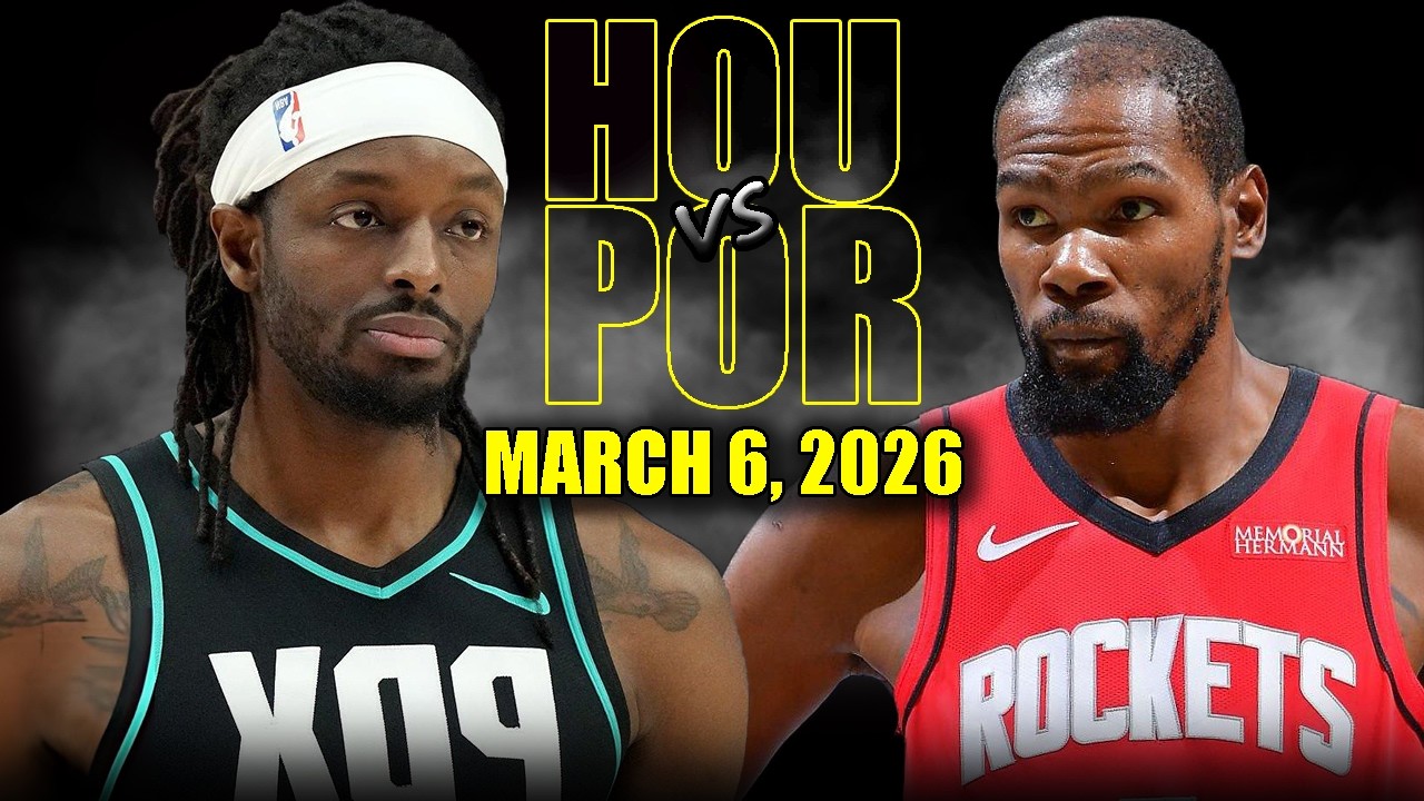 Houston Rockets vs Portland Trail Blazers Full Game Highlights – March 6, 2026 | NBA Season