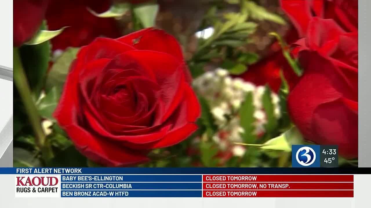 The storm's impact on Valentine's Day deliveries