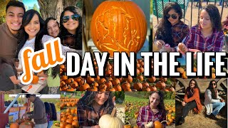 FALL VLOG: Day In The Life | PUMPKIN PATCH, TREATS & CARVING PUMPKINS! | @GiftedGracebyGeneLizQ