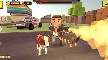 BLOCKAPOLYPSE Zombie Shooter: We managed to get all the zombies out of the city | Android Gameplay