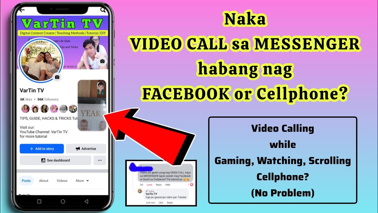 Paano paliitin ang Video Call sa Messenger?