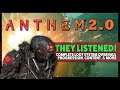 Anthem 2.0 Update | Complete Loot System Overhaul - Meaningful Gear, Choice, Progression, & More