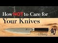 How NOT to Care for Your Knives - Sponsored by Shun
