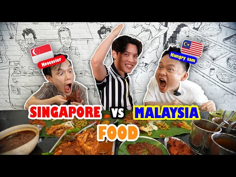 Malaysia🇲🇾 VS Singapore🇸🇬 FOOD! Which country WON?