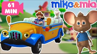 Wheels on the Bus | Chocolate Bus Song | Nursery Rhymes Playlist for Children by Mike and Mia