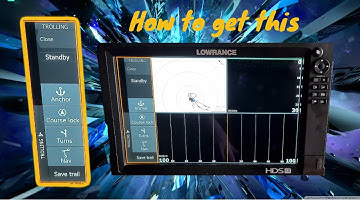 How to get the Lowrance Ghost control panel on your sounder screen.