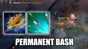 (Dota 2 Ability Draft) - Permanent Bash || Ez Roshan [ Bash of the Deep + Focus Fire ]