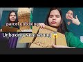 My first parcel unboxing  why i cut my hair  cvfashion unboxing parcelunboxing vlog