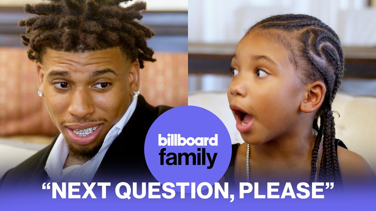 NLE Choppa Interviewed by His Daughter Clover | Billboard Family – Video