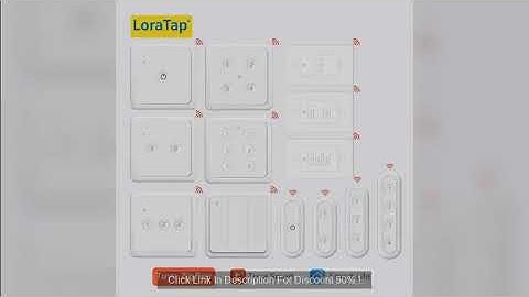 LoraTap ZigBee 3.0 Wireless 13 Types Push Button EU US Remote Controller Tuya Scene Automation Contr
