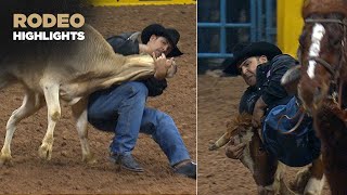 LUKE BRANQUINHO'S BEST STEER WRESTLING NFR RUNS 😤