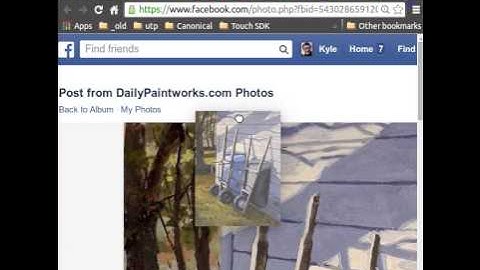 Ubuntu scope demo: Facebook photos