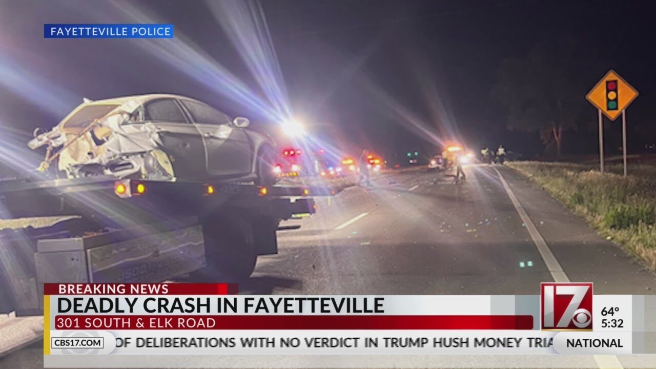 Fayetteville police chase of stolen vehicle ends in deadly crash - YouTube