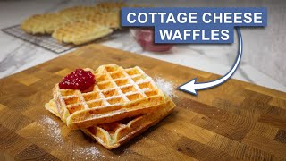 Cottage Cheese Waffles: Light and Healthy Cottage Cheese Waffles