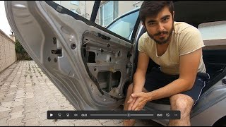 1,4 K7J Clio 'nun Arka Kapısı Açılmıyor !. Renault Clio rear door Lock repair