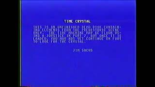 Time Crystal - Lost VHS YouTube Upload Restoration (Unreleased 1985 C64 Program, Recorded in 1997)