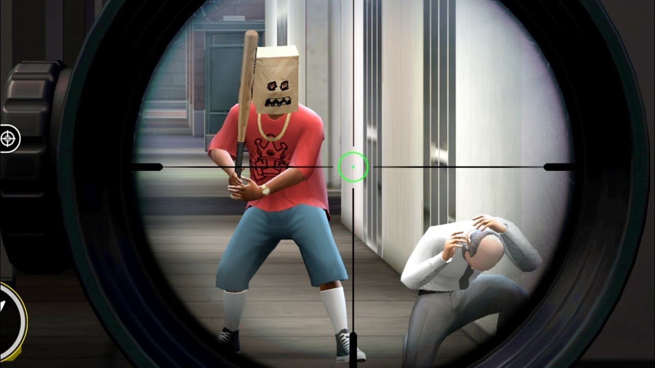 aWM headshot 3D gameplay terrorist  headshot mission