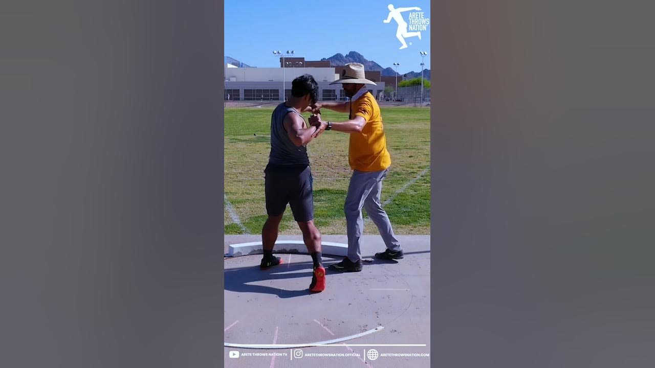 How to Throw Shot Put Slam the Finish YouTube