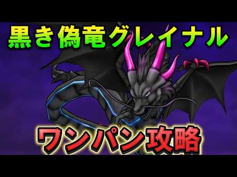 【ドラクエウォーク】黒き偽竜グレイナル ワンパン攻略!2ターンで倒します