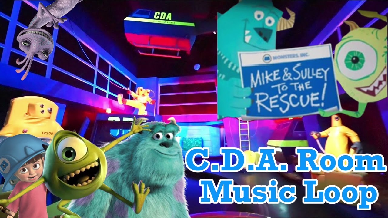 Monsters, Inc. Mike & Sulley to the Rescue! - C.D.A. Room Music Loop