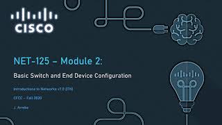 NET 125 - Ch 2 - Basic Switch and End Device Configuration [v7]