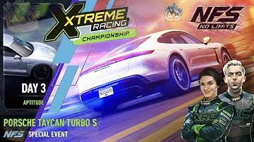2020 Porsche Taycan Turbo S 🔋 Day 3  Aptitude | NFS No Limits: XRC