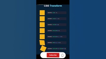 "How to Use  🔥 Transform in CSS | Rotate, Scale,  "