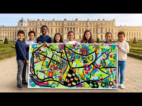 ANIMATION DEVELOPPEMENT DURABLE en extérieur à VERSAILLES - Département des Yvelines Fresque climat