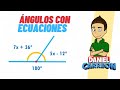 ÁNGULOS CON ECUACIONES EN RECTAS  Super facil - Para principiantes